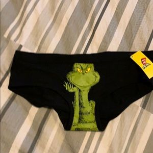 Black Dr Seuss Grinch panties